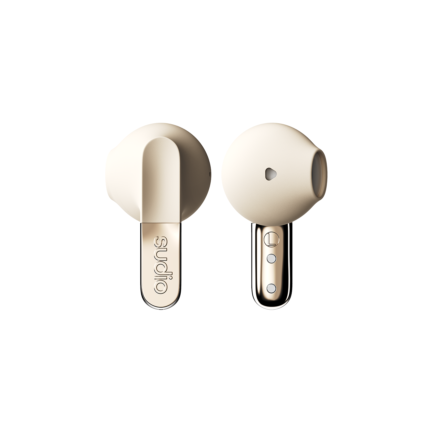 Left. Sudio - Sudio N3 True Wireless- Sand - Sand.