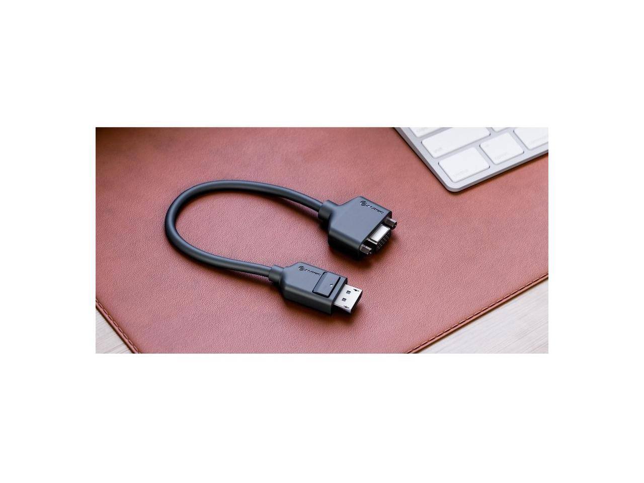 Alt View 7. Alogic - Alogic Elements DisplayPort/VGA Video Cable EL2DPVGAADP - Black.
