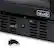 Alt View 9. NewAir - 15” Built-in 29 Bottle Dual Zone Compressor Wine Fridge with Beech Wood Shelves - Black Stainless Steel.