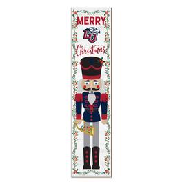Jardine - Liberty Flames 11" x 46" Nutcracker Holiday Leaner Sign - White