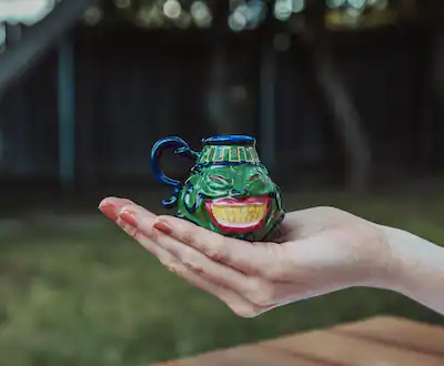 Yu-Gi-Oh! Pot Of Greed Sculpted Ceramic Mini Mug | Holds 2 Ounces Yu-Gi-Oh! Pot Of Greed Sculpted Ceramic Mini Mug | Holds 2 Ounces