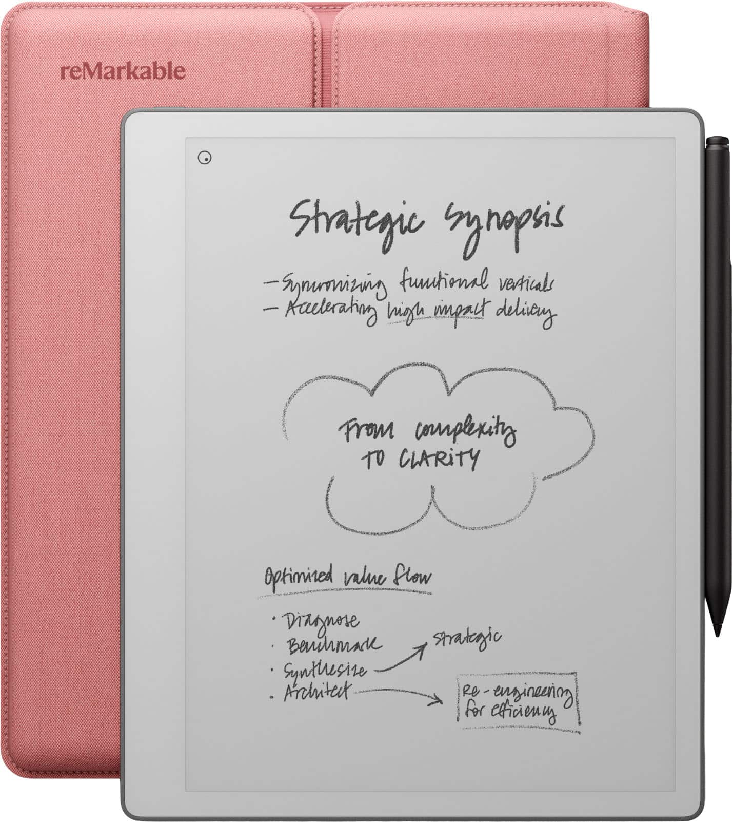 reMarkable Paper Pure – 10.3” Paper Tablet Bundle with Marker Plus