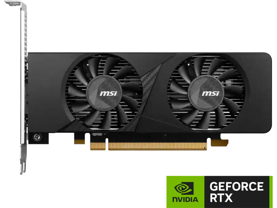MSI LP GeForce RTX 3050 6GB GDDR6 PCI Express 4.0 x8 ATX Graphics MSI LP GeForce RTX 3050 6GB GDDR6 PCI Express 4.0 x8 ATX Graphics