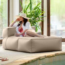 Jaxx - Baya Outdoor Chaise - Luxurious Chaise Sun Lounger for Poolside or Hospitality - Ash