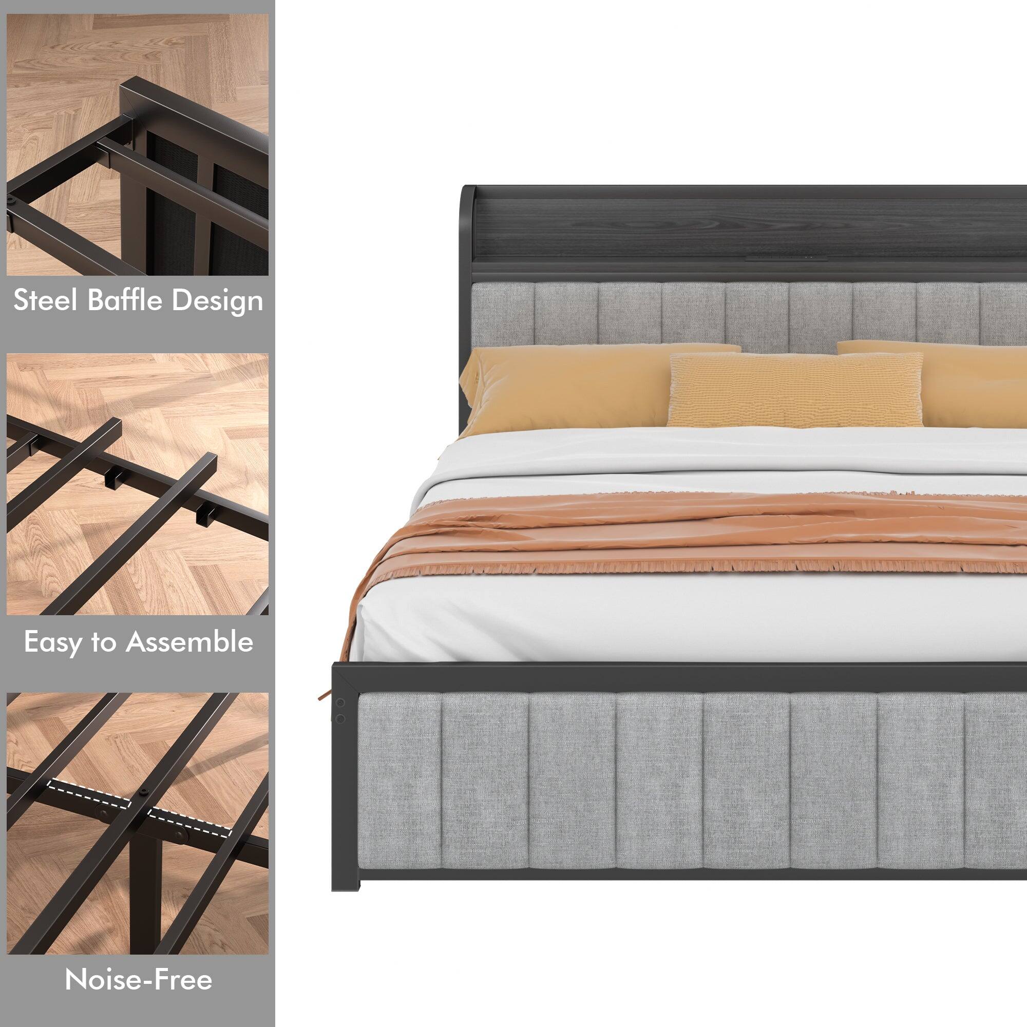 Steel Baffle Design  
Easy to Assemble  
Noise-Free