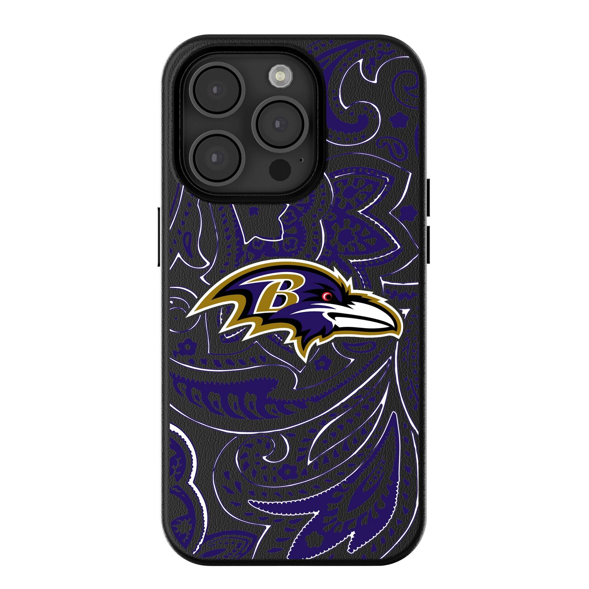 Keyscaper - NFL - Baltimore Ravens Paisley iPhone Magnetic Bump Case - 15 Pro Max - Black price history on PriceWatchPro