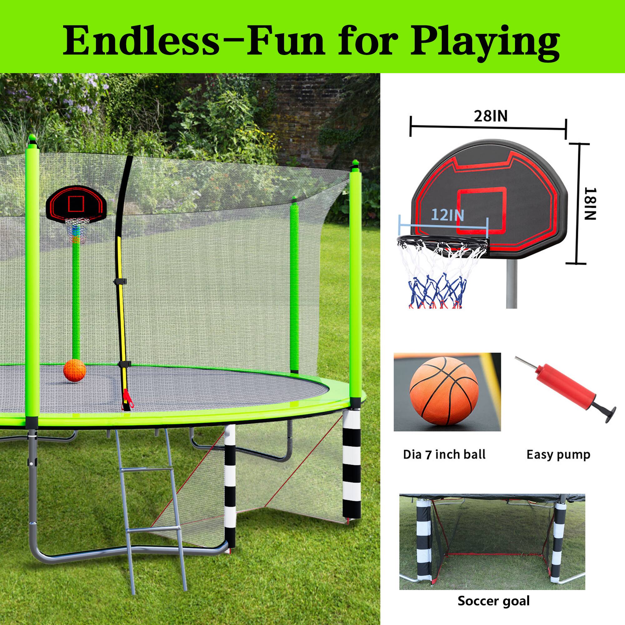Endless-Fun for Playing

- 28IN
- 12IN
- 18IN
- Dia 7 inch ball
- Easy pump
- Soccer goal