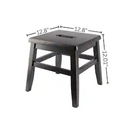 FurniFact - 2-PC Conductor Stool Set - Coffee