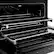 Alt View 11. ZLINE - 36 in. Wide 6 Burner Autograph 5.2 cu. ft. Manual Clean Freestanding DuoPro Gas Range with Gold Accents - Black Satin Stainless Steel.