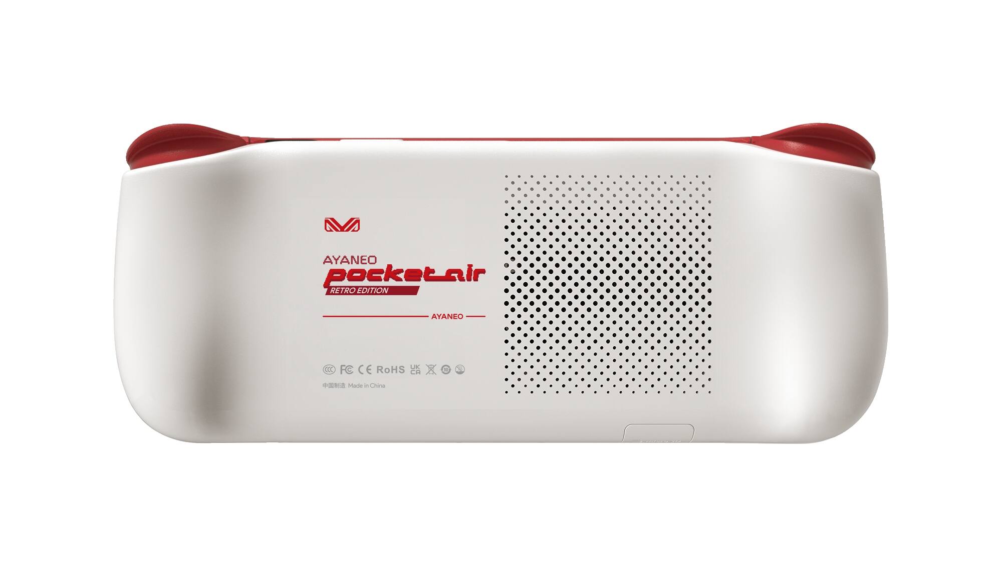 AYANEO pocketair RETRO EDITION AYANEO C UK FC CE RoHS 1.0 Made in China