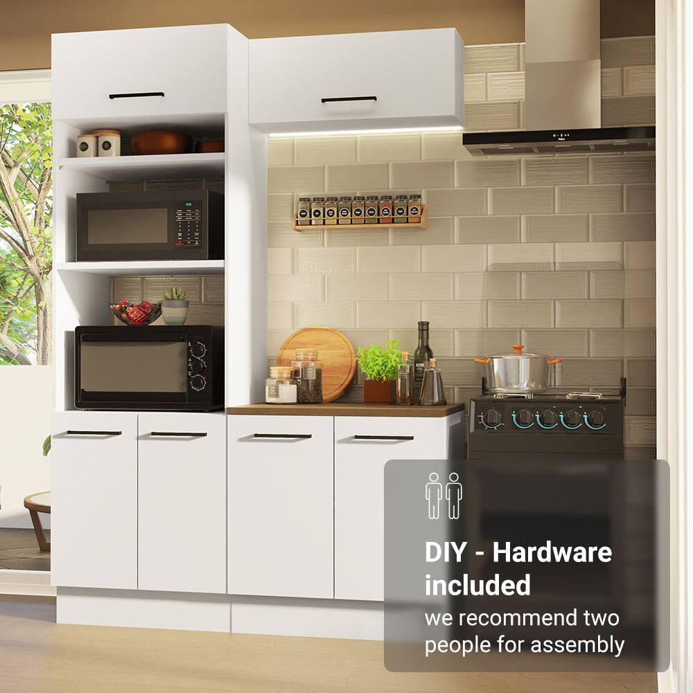 DIY - Hardware included  
we recommend two people for assembly