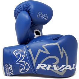 RIVAL - Boxing RFX-Guerrero SF-H Lace-Up Sparring Gloves - 16 oz. - Blue