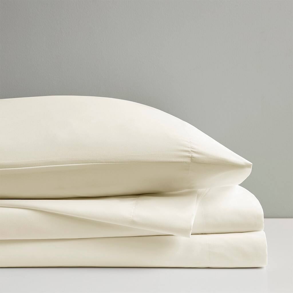 Gracie Mills - Thaddeus Cool Microfiber Sheet Set for All Night Comfort - Ivory - Thumbnail 2