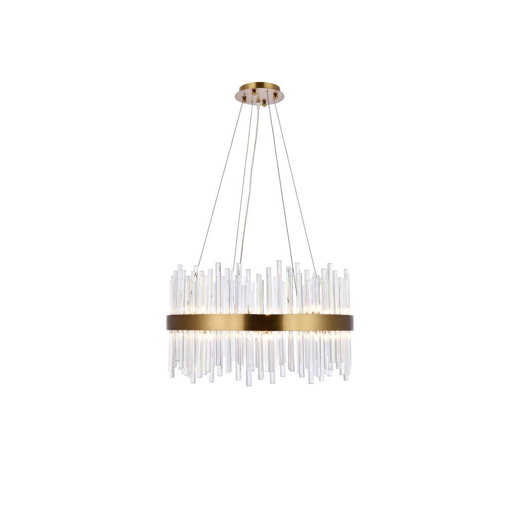 Alt View 4. Elegant Lighting - Dallas 16 light Gold Chandelier Clear Royal Cut Crystal - Gold.