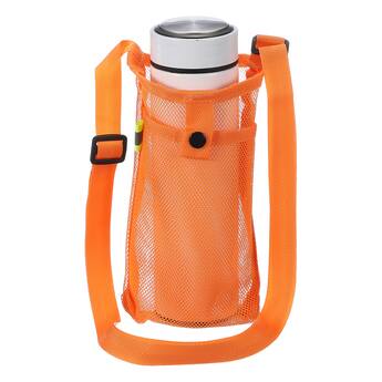 crossbody travel bag with water bottle holder water-resistant Tethered key clip with LED light Unique Bargains Mesh Water Bottle