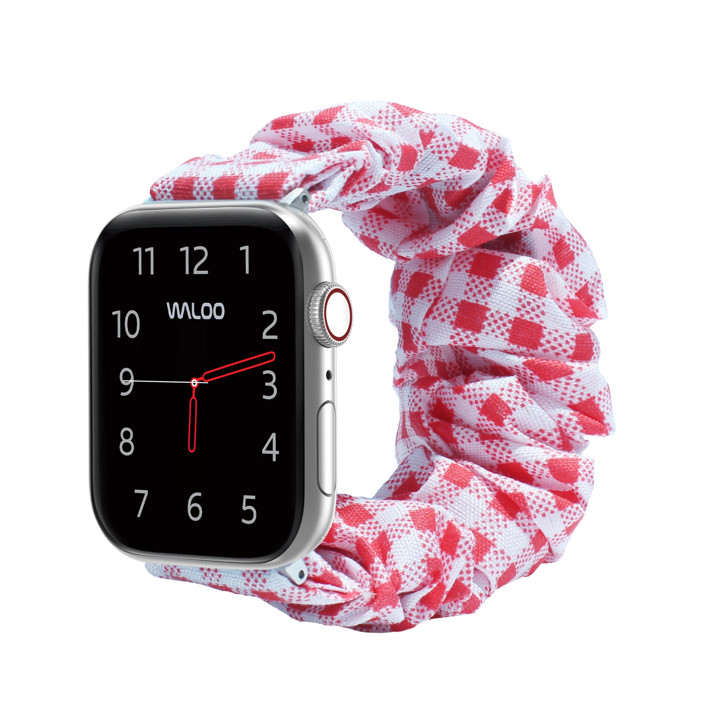 Waloo - Scrunchie Band For Apple Watch - Checkered Red price history on PriceWatchPro