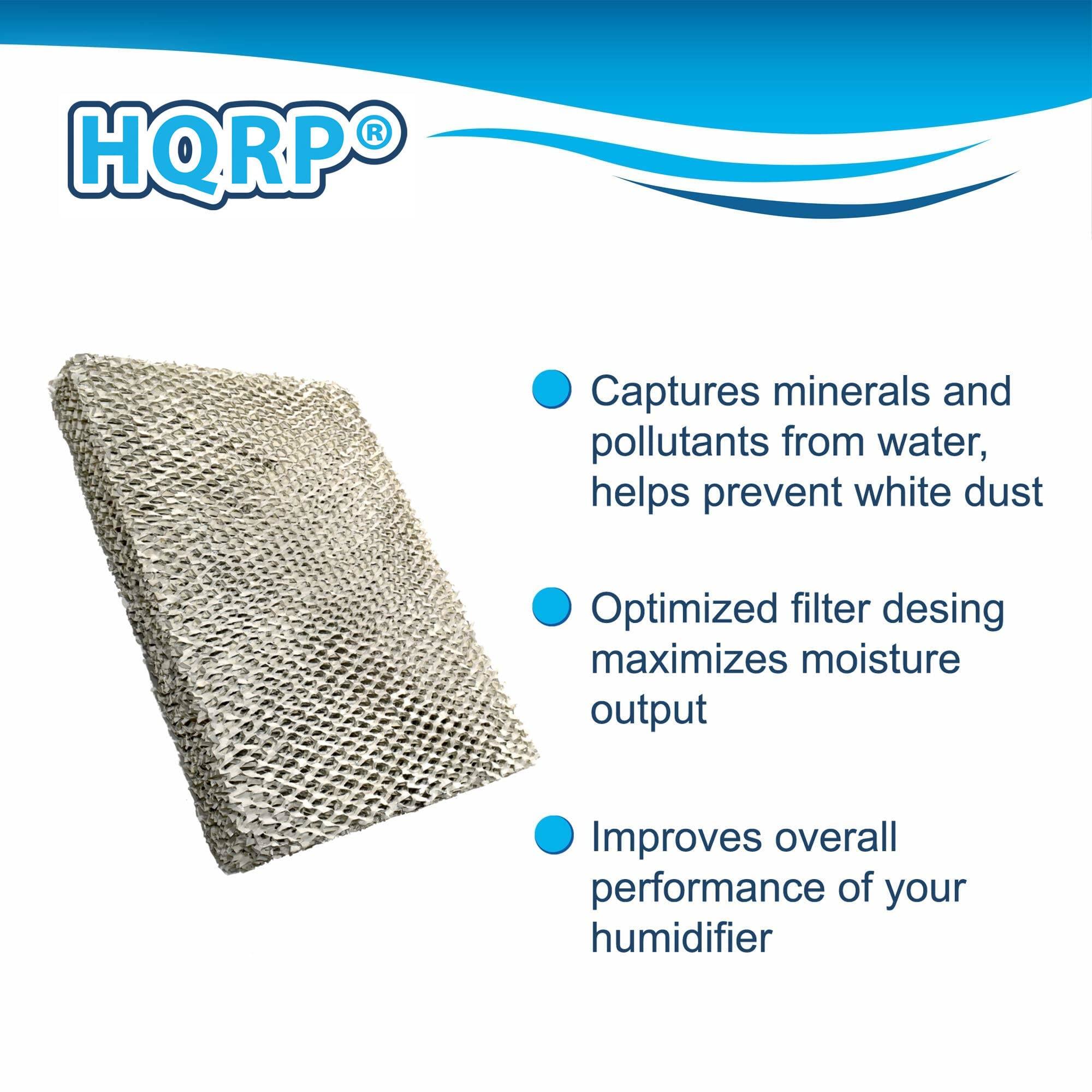 HQRP®

- Captures minerals and pollutants from water, helps prevent white dust
- Optimized filter design maximizes moisture output
- Improves overall performance of your humidifier