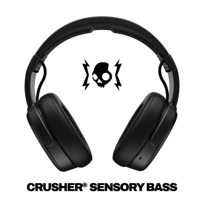 Skullcandy Crusher 3.0 Wireless Over the Ear Heaphones Black S6CRW Skullcandy Crusher 3.0 Wireless Over the Ear Heaphones Black S6CRW