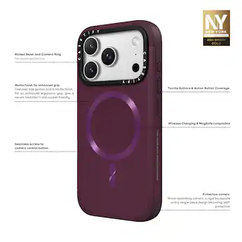 CASETiFY Apple iPhone 17 Pro Force Case Mulberry - Best Buy CASETiFY Apple iPhone 17 Pro Force Case Mulberry - Best Buy