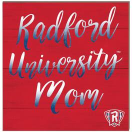 Jardine - Radford Highlanders 10'' x 10'' Team Mom Plaque - Red