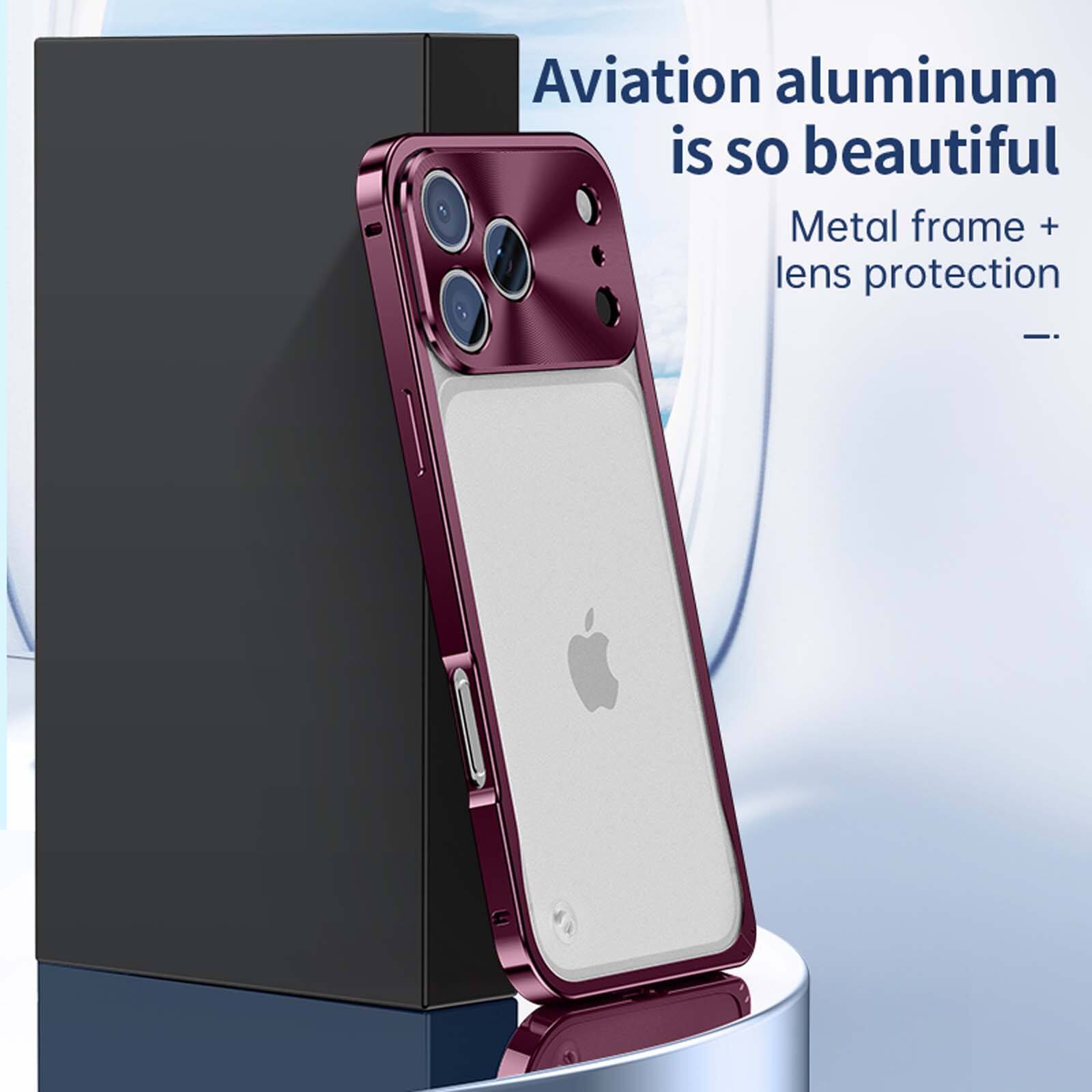 Aviation aluminum is so beautiful  
Metal frame + lens protection