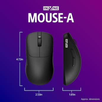 Sony INZONE Mouse A Ultra Lightweight Optical Switch Wireless 8K Sony INZONE Mouse A Ultra Lightweight Optical Switch Wireless 8K