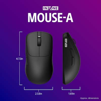 Sony INZONE Mouse A Ultra Lightweight Optical Switch Wireless 8K Sony INZONE Mouse A Ultra Lightweight Optical Switch Wireless 8K