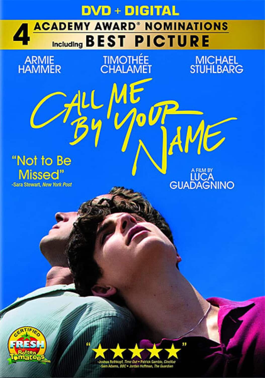 Front. Call Me by Your Name   - DVD.