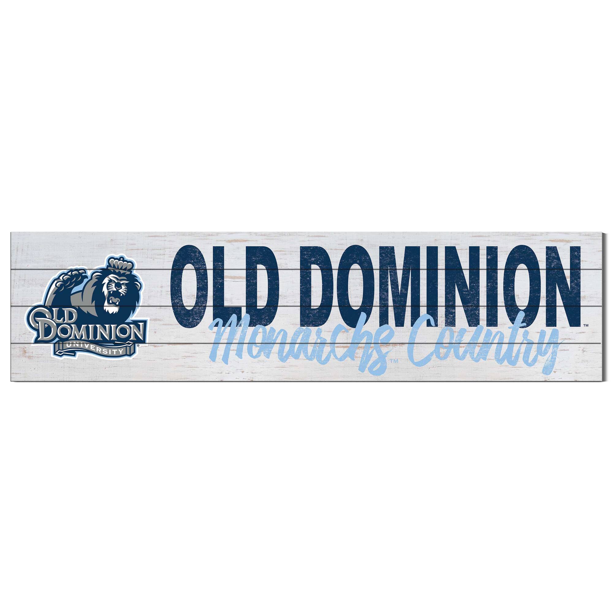 Old Dominion Monarchs 40'' x 10'' Logo Sign