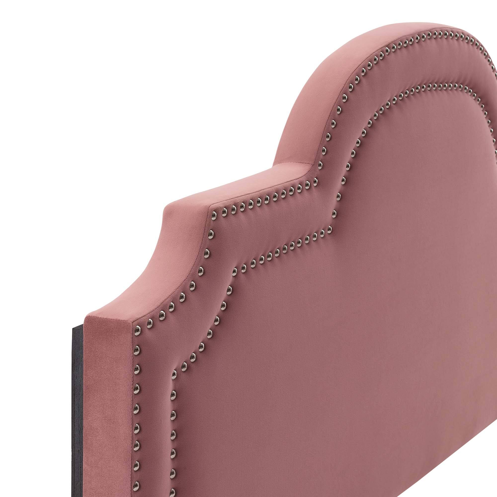 Alt View 1. Modway - Belinda Performance Velvet King/California King Headboard by Modway - Dusty Rose.