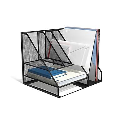 Alt View 2. TRU RED - 6-Compartment Metal, Matte - Matte Black.