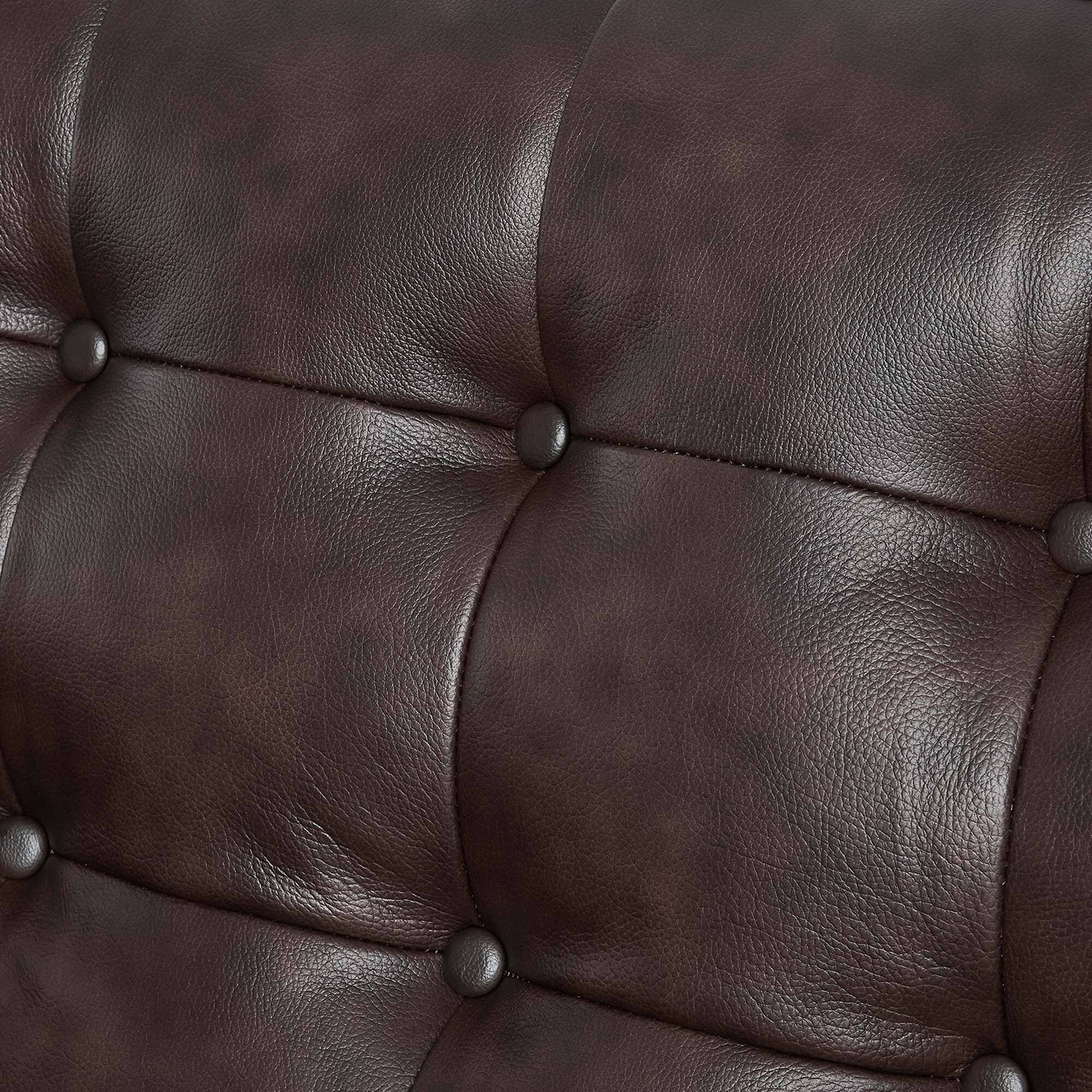 Alt View 5. Modway - Exalt Tufted Leather Sofa by Modway - Brown.