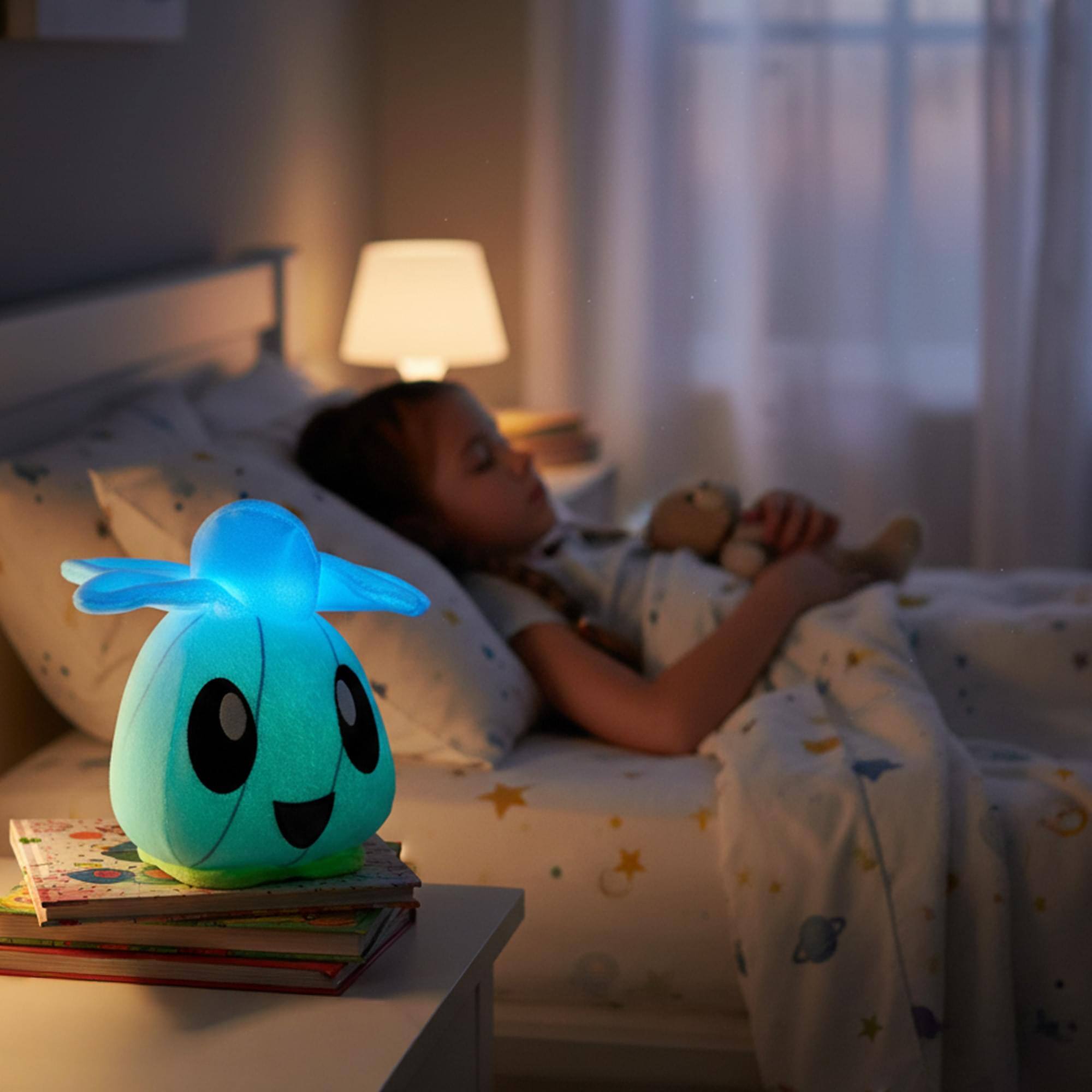 Alt View 3. Tentacle Kitty - Tentacle Kitty Reroll Campaign Glowblossom Plush - Blue.