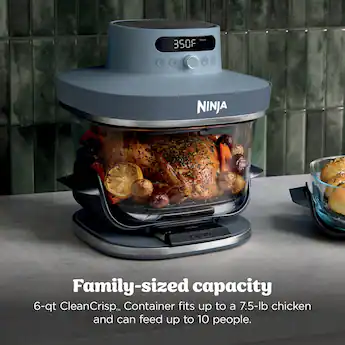 Ninja Crispi Pro 6-in-1 Glass Countertop Air Fryer