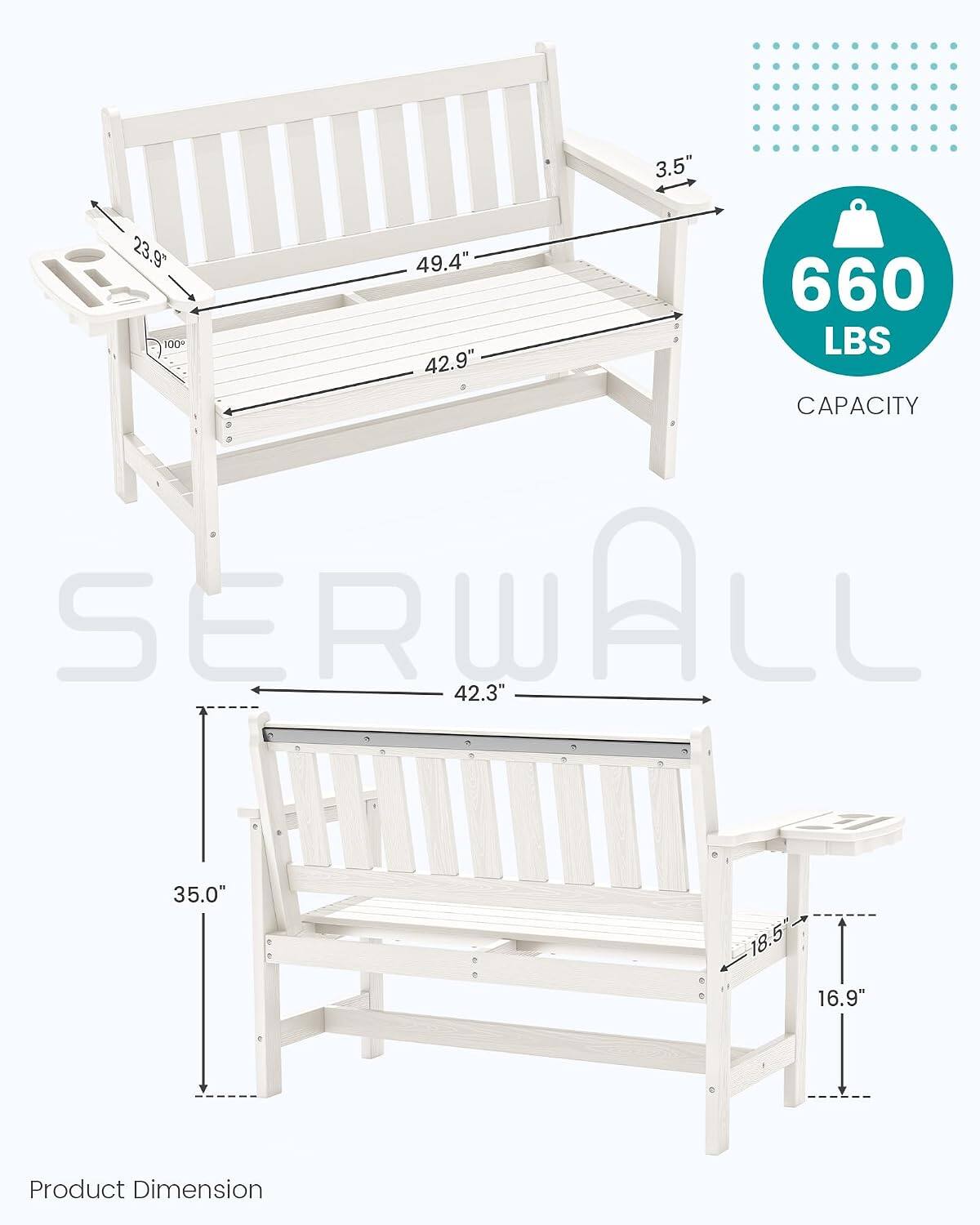 23.9" E 100
49.4" 42.9"
3.5"
660 LBS CAPACITY
SERWALL 42.3"
35.0
18.5" 16.9"
Product Dimension