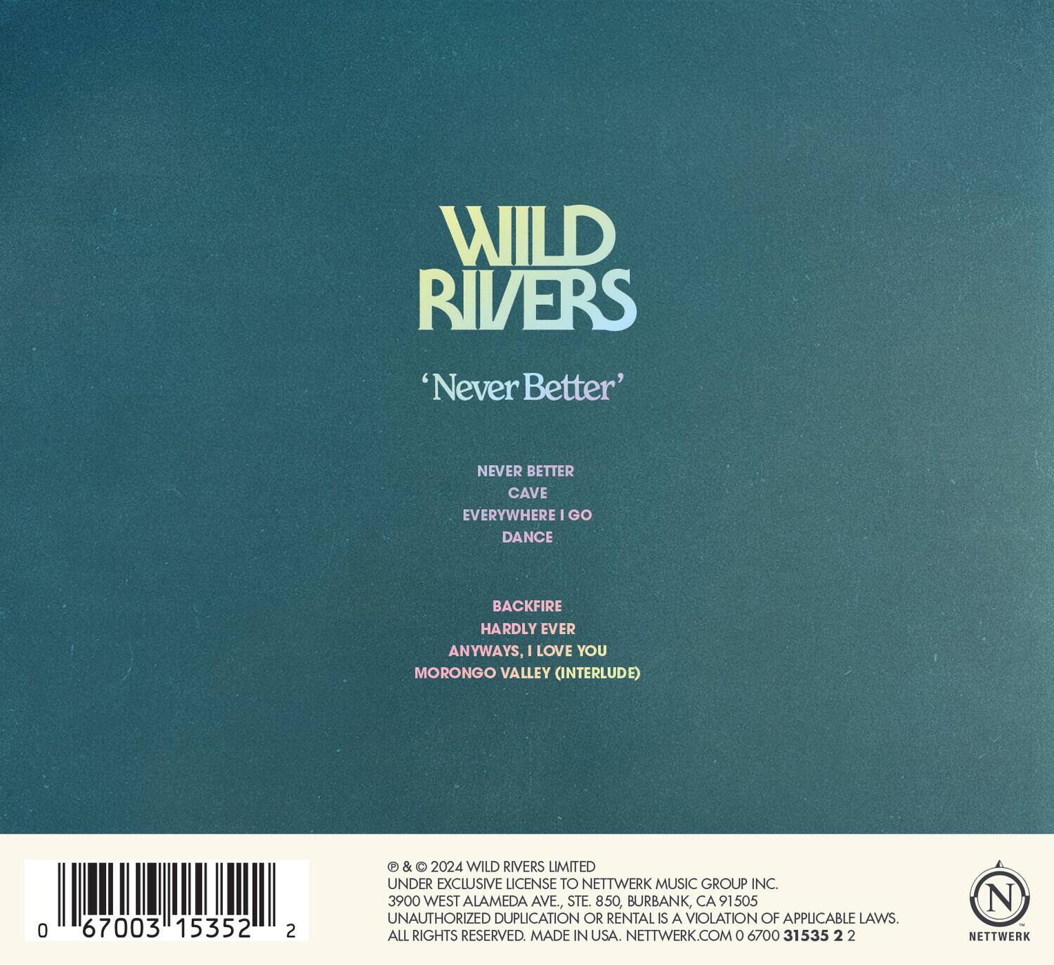 Wild Rivers Never Better COMPACT DISCS [CD] - Best Buy