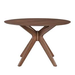Starlight Canyon Home - Round Pedestal Dining Table – Elegant Dining Table for 4 Persons - Brown