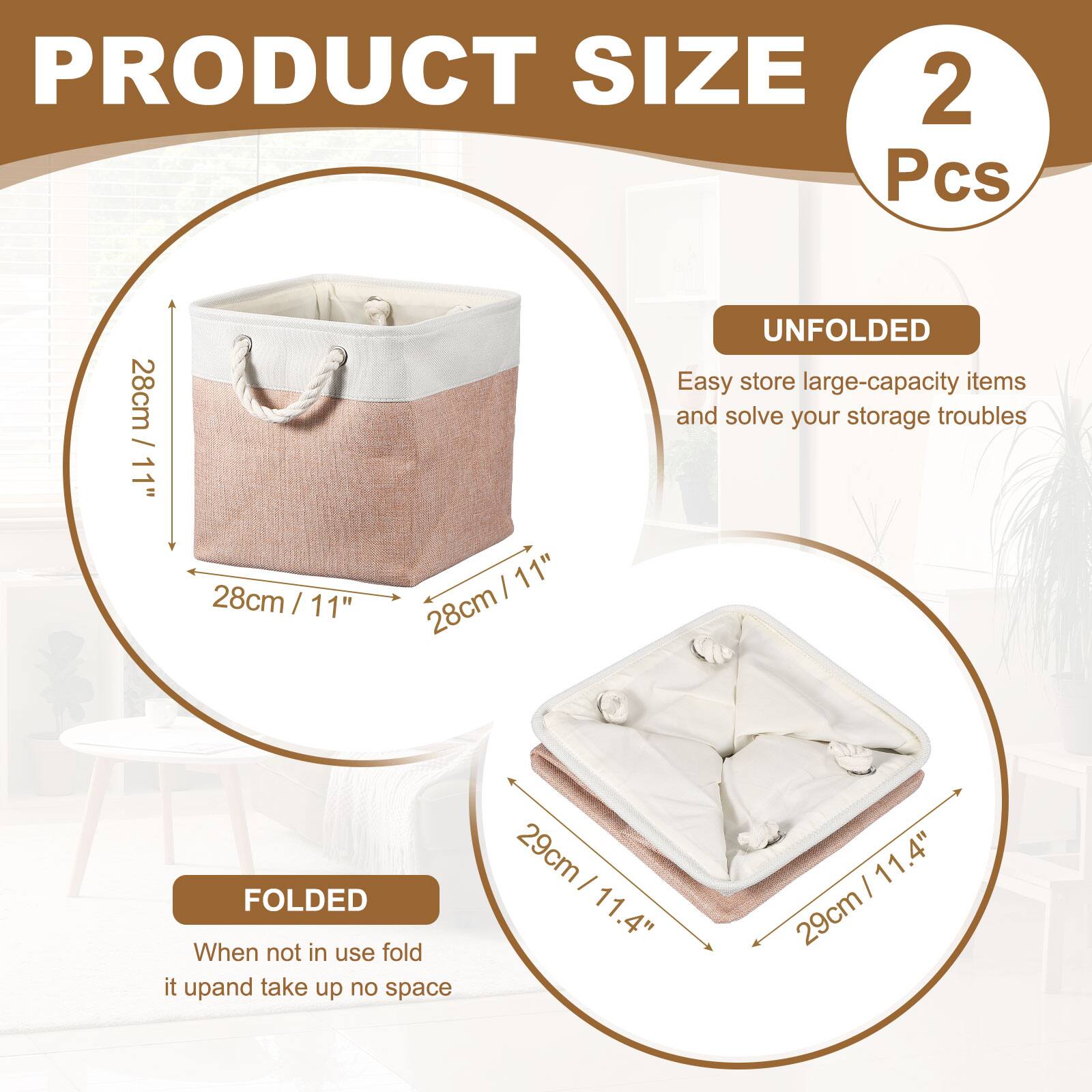 PRODUCT SIZE 2 Pcs

UNFOLDED
28cm / 11" x 28cm / 11"

FOLDED
29cm / 11.4" x 29cm / 11.4"