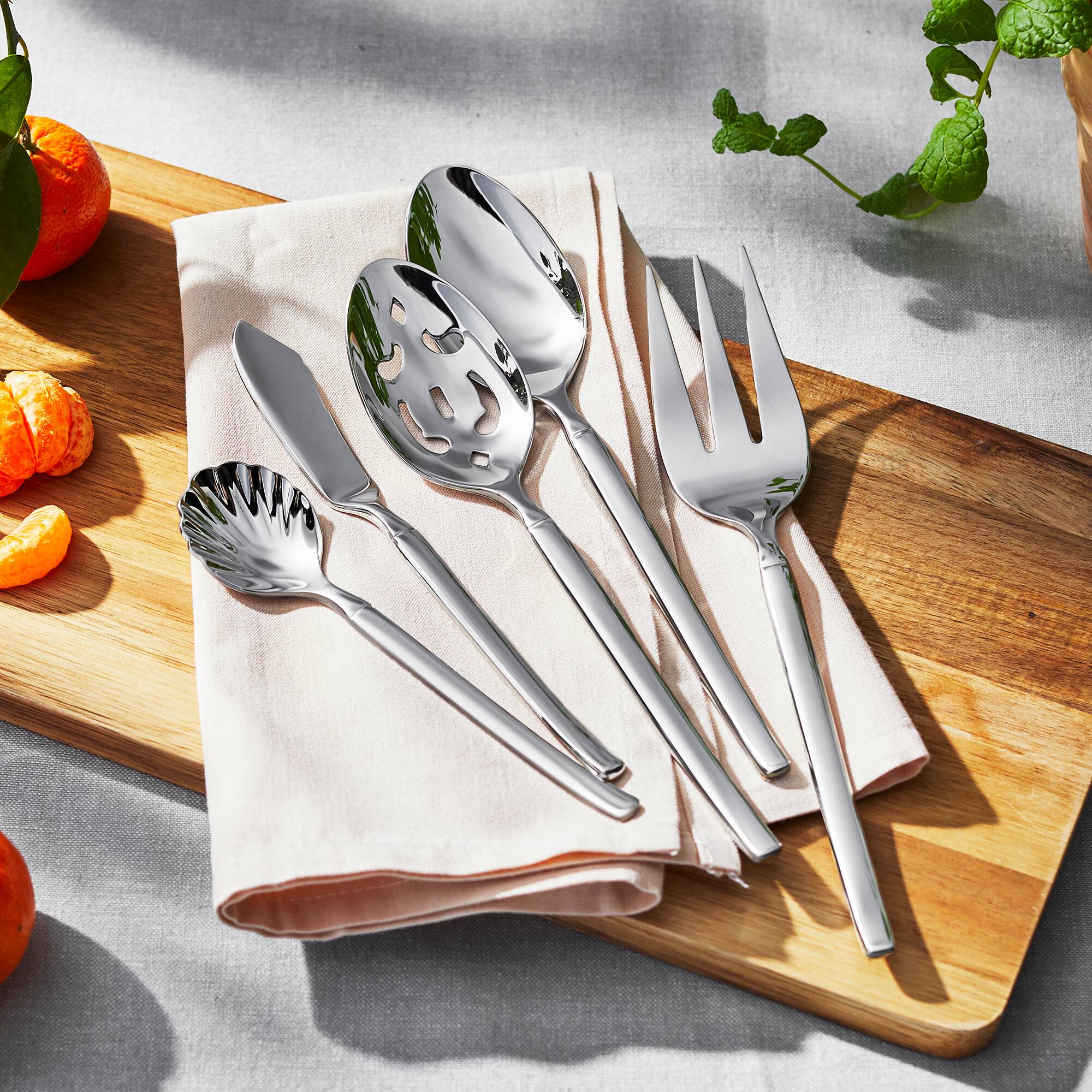 Alt View 4. ZWILLING - ZWILLING Opus 65-pc 18/10 Stainless Steel Flatware Set - Stainless Steel.