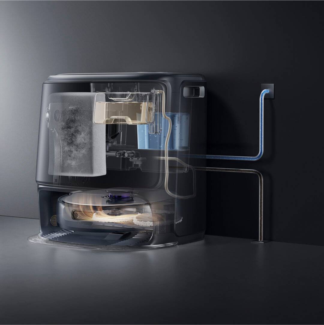 Alt View 11. Narwal - Freo Z Ultra Robot Vacuum - Grey.