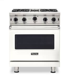 Viking - 5-Series Gas Open Burner Range - Pure White