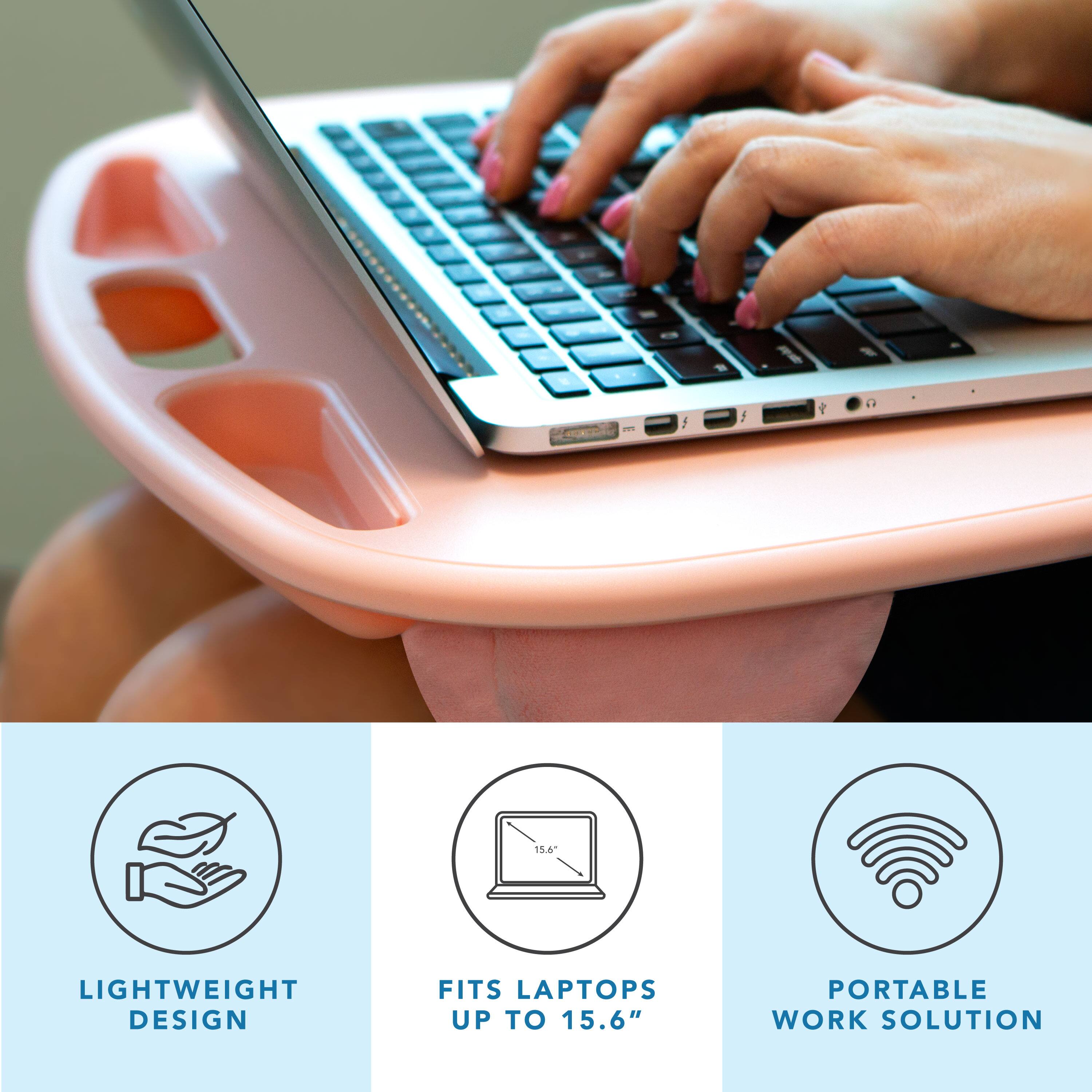 - 15.4" LIGHTWEIGHT DESIGN FITS LAPTOPS UP TO 15.6" PORTABLE WORK SOLUTION