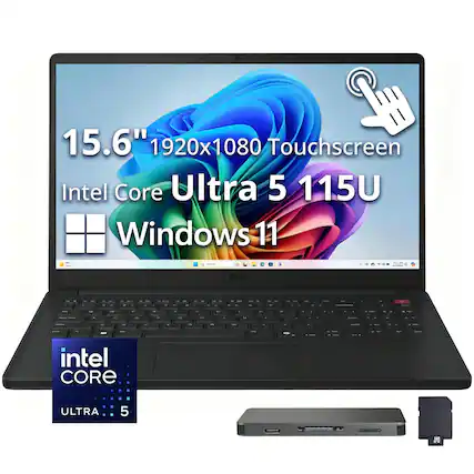 15.6" 1920x1080 Touchscreen Intel Core Ultra 5 115U Windows 11 - i - - - - - d - - a - .. - - - - - - - - - . . . . . . . - - - - -. - . - . - - - - .. .. - . . . I - - : - intel CORE - - . - - ULTRA 5