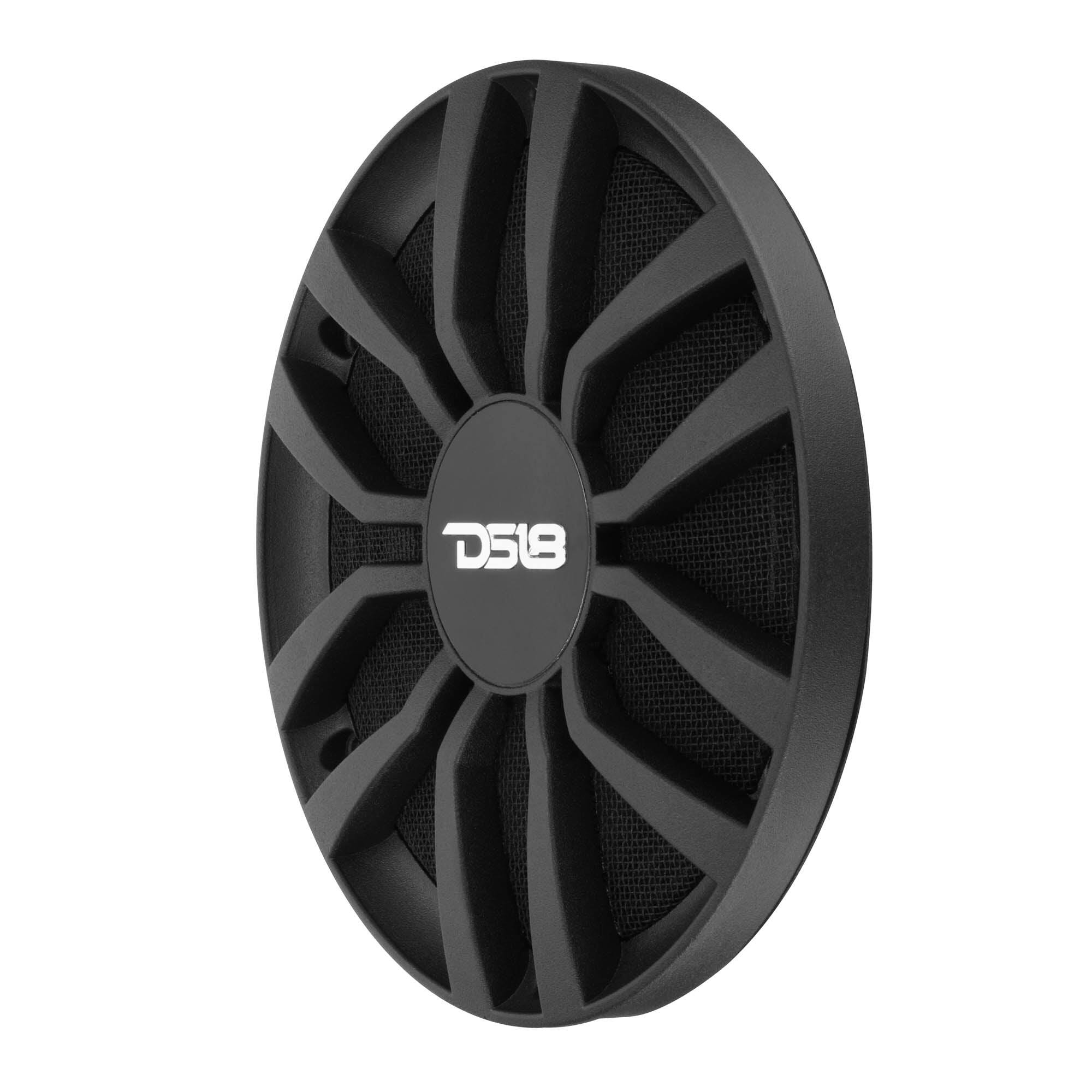 Left. DS18 Audio - PRO 6.5" Neodymium Mid-Range Loudspeaker with Grille, 120W RMS 4-Ohm.