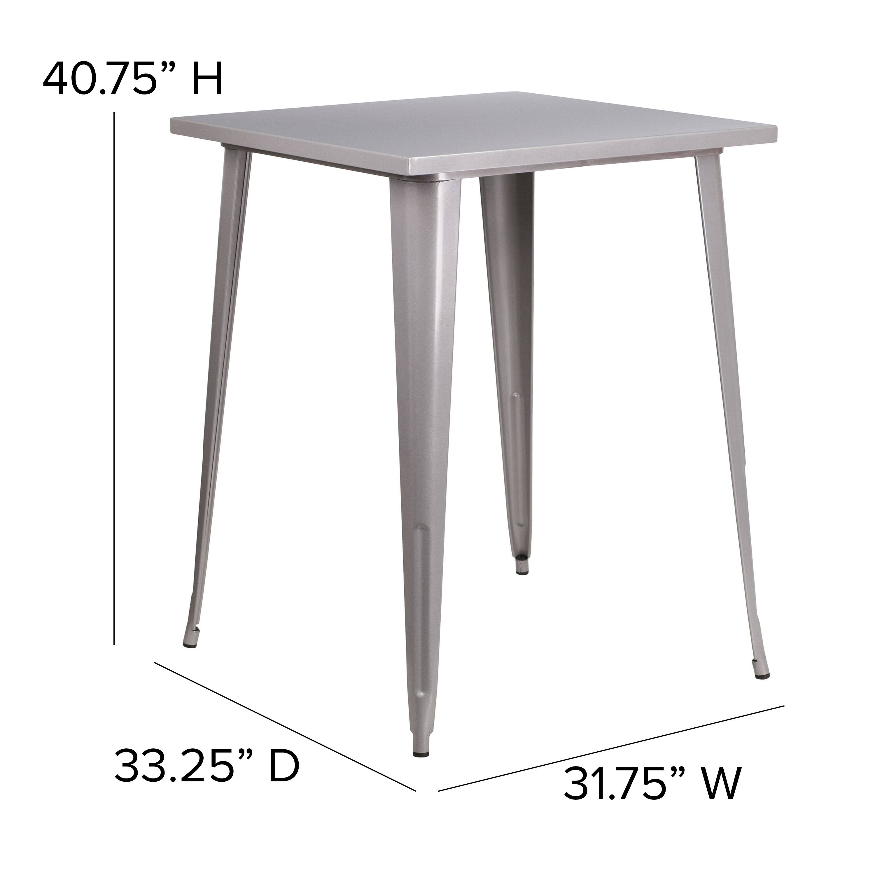 40.75" H  
33.25" D  
31.75" W