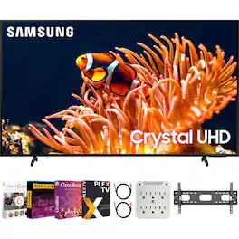 Samsung - 55" DU8000 Crystal UHD LED 4K Smart TV (2024) with Movies Streaming Pack