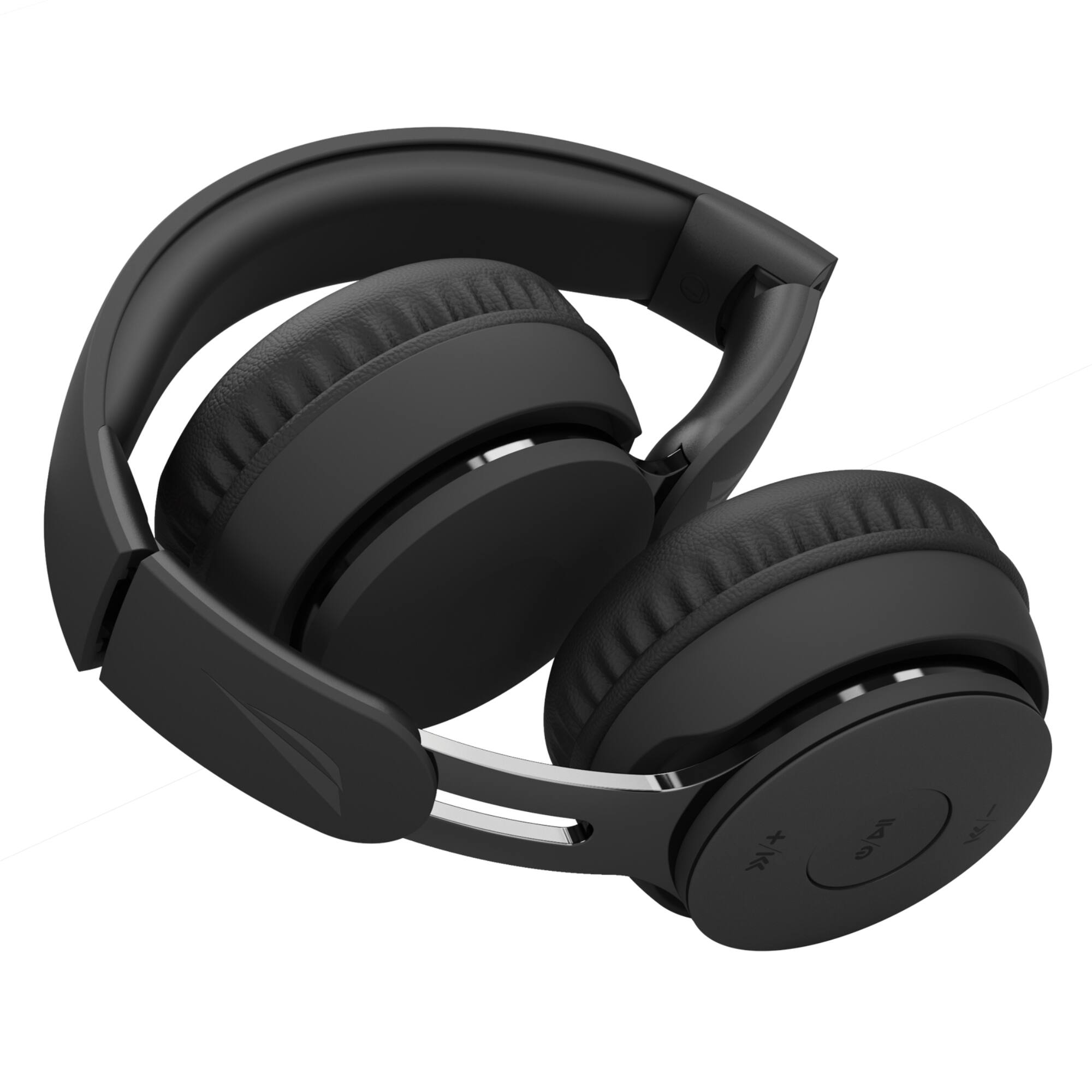 Angle. Nautica - Nautica URBAN H100 Bluetooth Stereo Headphones -  (Black) - Black.