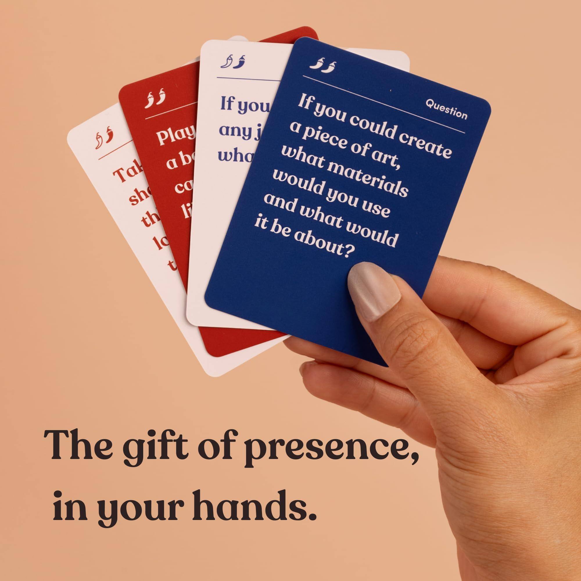 If you could create a piece of art, what materials would you use and what would it be about?

The gift of presence, in your hands.