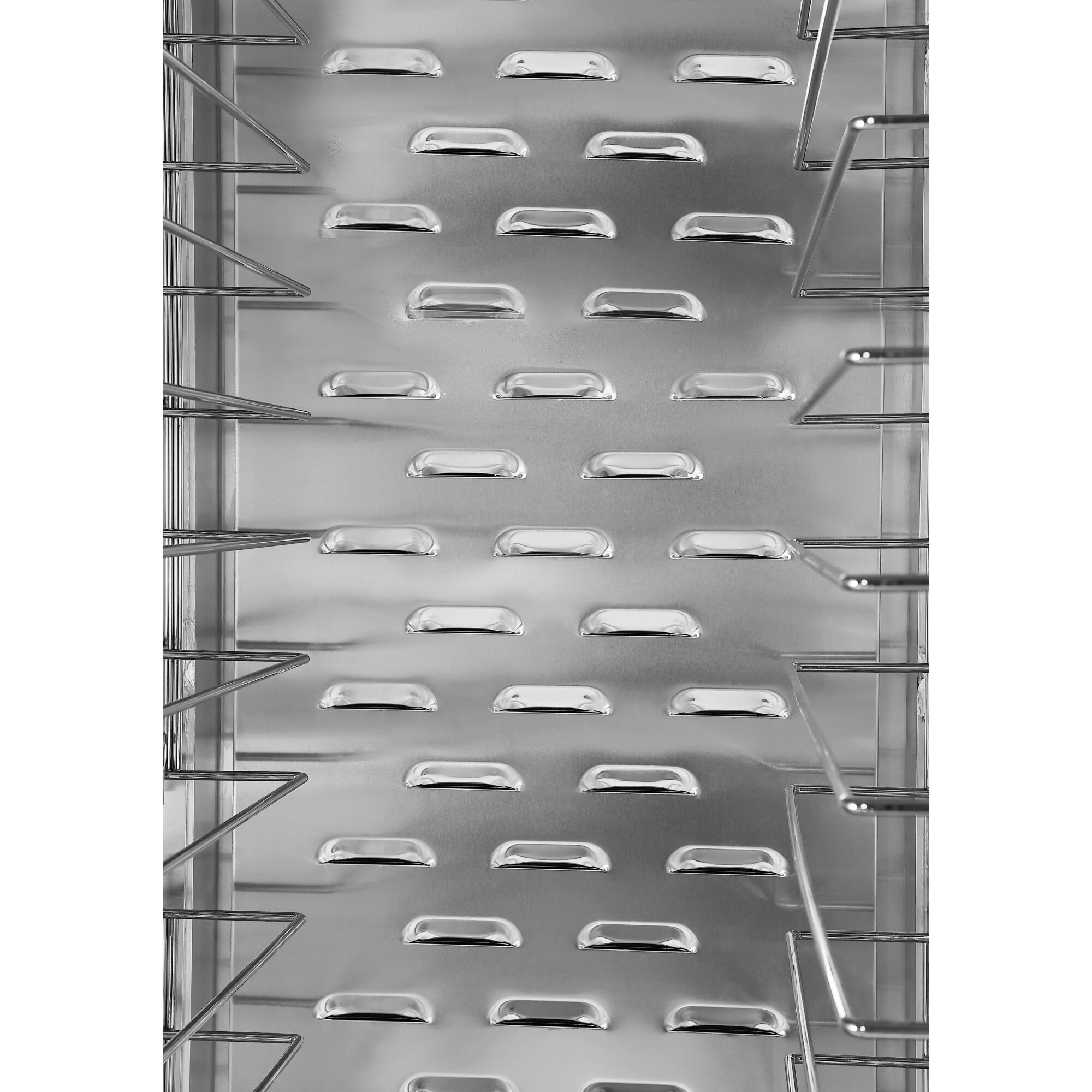 Alt View 6. Koolmore - 33 in. Commercial Insulated Heated Holding/Proofing Cabinet with Wire Racks and Solid Dutch Doors with 16-Pan Capacity - Silver.