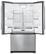 Alt View 1. JennAir - 22 Cu. Ft. French Door Counter-Depth Refrigerator with TriSensor Electronic Climate Control - Stainless Steel.